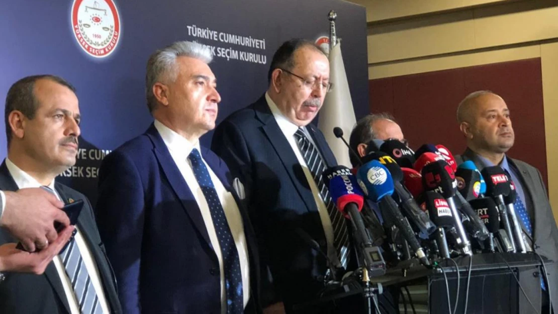 YSK Başkanı Yener 'Erdoğan'ın Cumhurbaşkanı seçildiği görülmüştür'