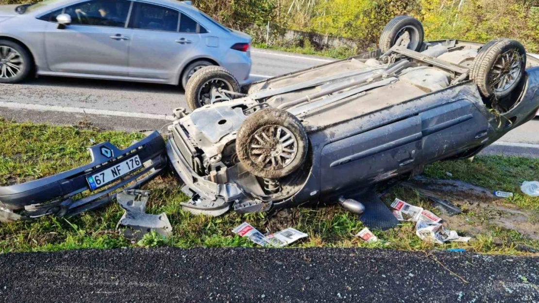 Zonguldak-Ankara Kara Yolunda Feci Kaza: 2 Yaralı