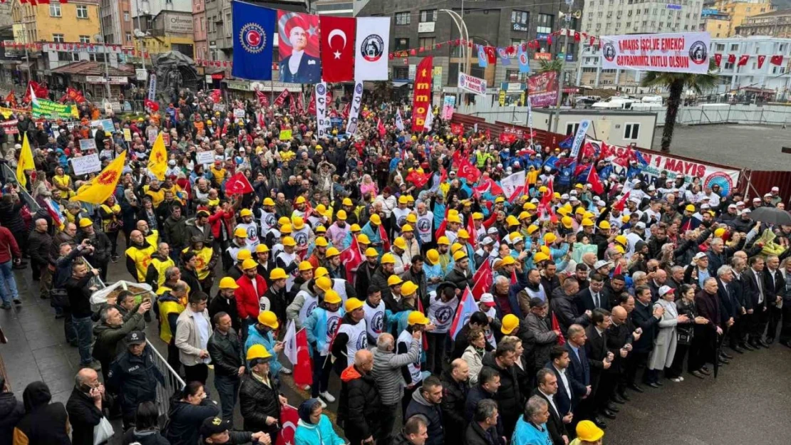 Zonguldak'ta 1 Mayıs Coşkuyla Kutlandı