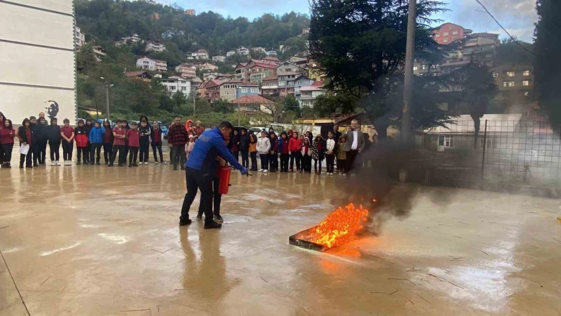 Zonguldak'ta Deprem Ve Yangın Tatbikatı