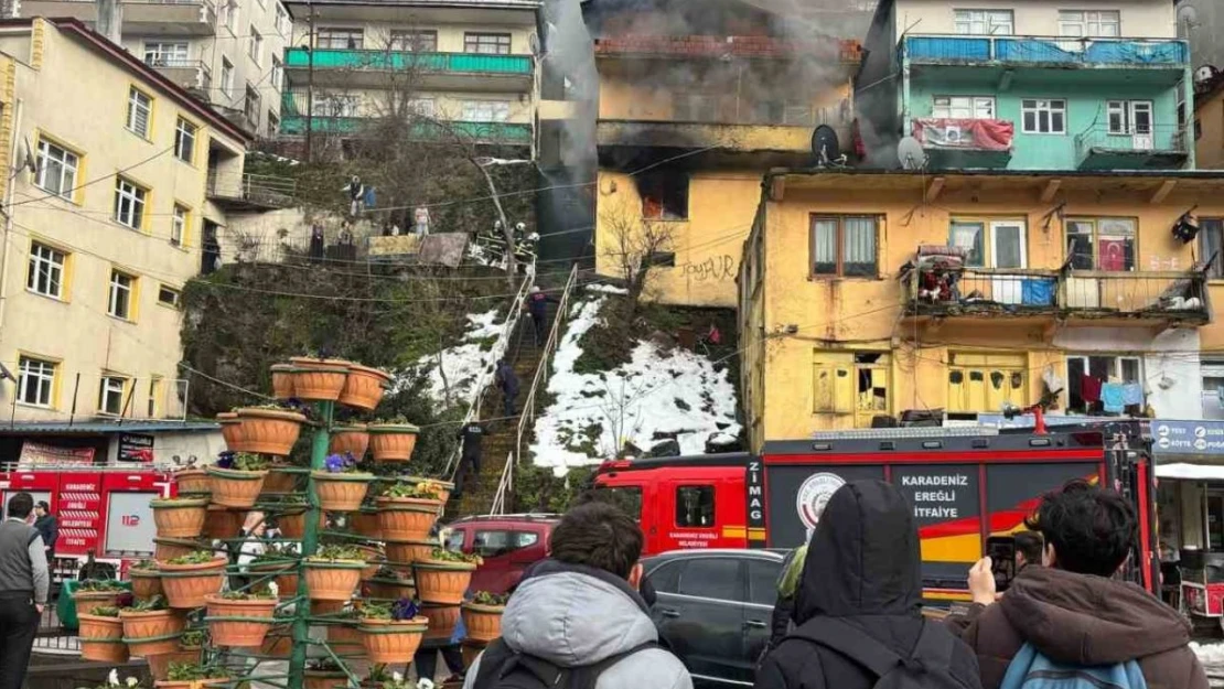 Zonguldak'ta Korkutan Yangın