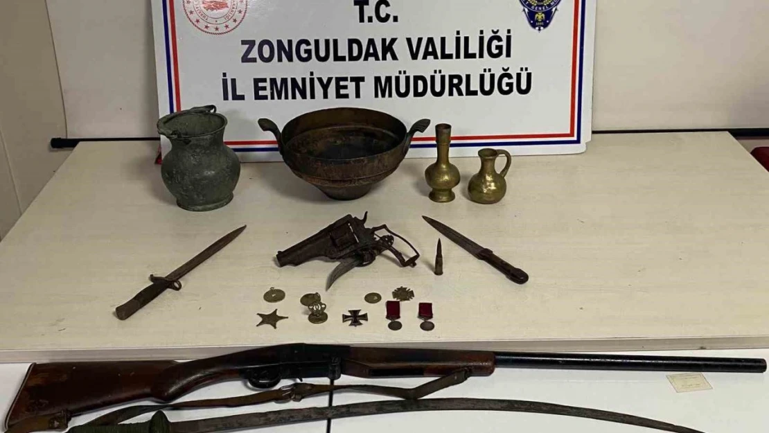 Zonguldak'ta Tarihi Eser Kaçakçılığı Operasyonu