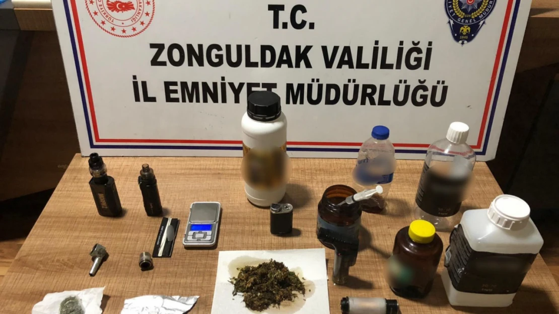 Zonguldak'ta uyuşturucu operasyonu: 3 tutuklu