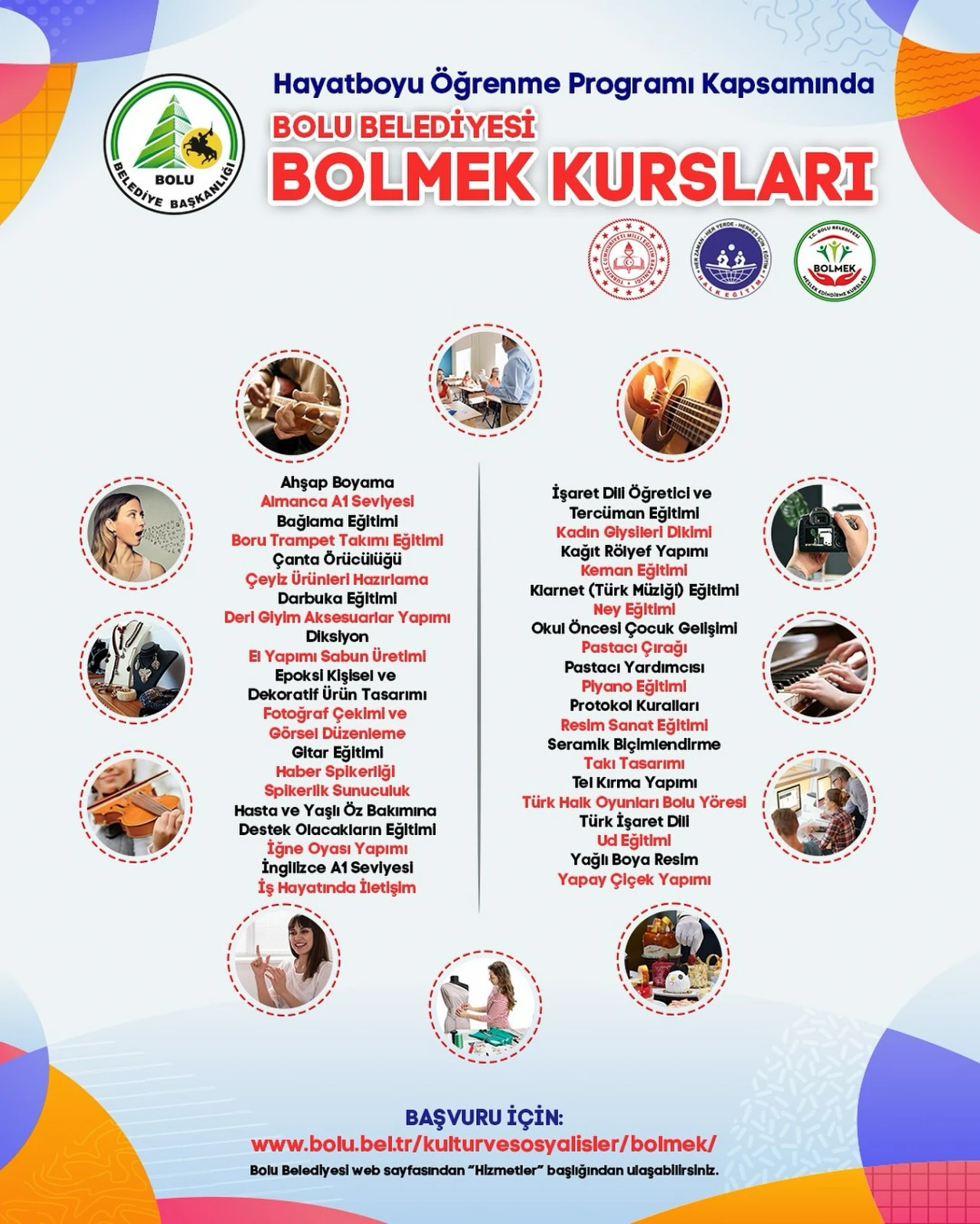 Bolu Belediyesi'nden BOLMEK Kurslarıyla Yeni Dönem Başlıyor
