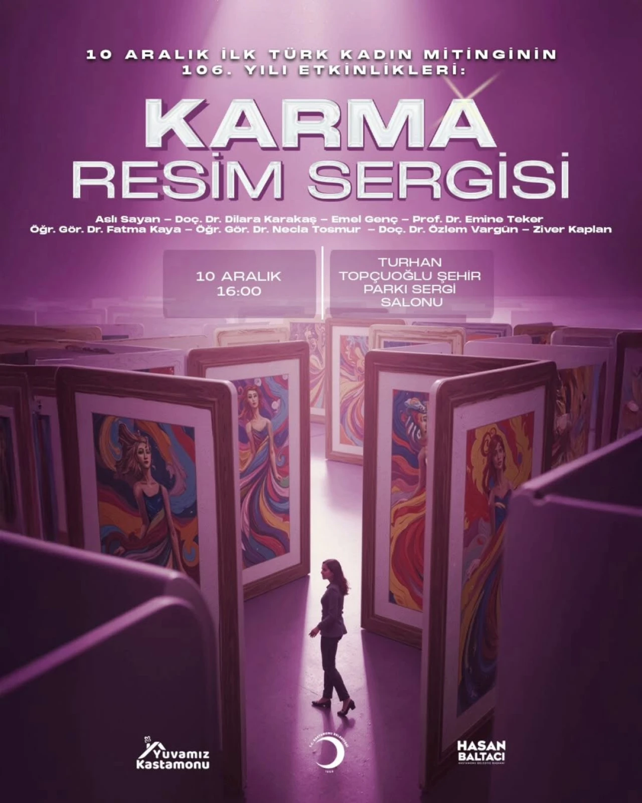 Kastamonu'da İlk Türk Kadın Mitingi'nin 106'ncı Yılına Özel Sergi