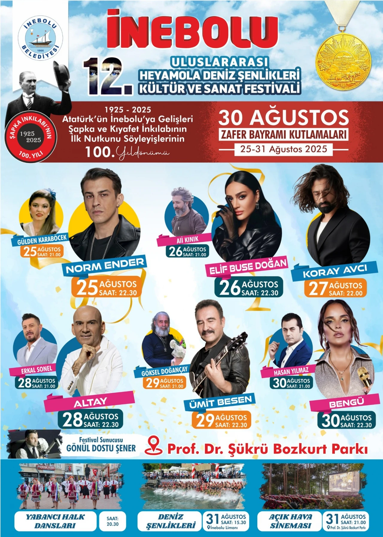 İnebolu'da 7 Gün 7 Gece Festival Coşkusu