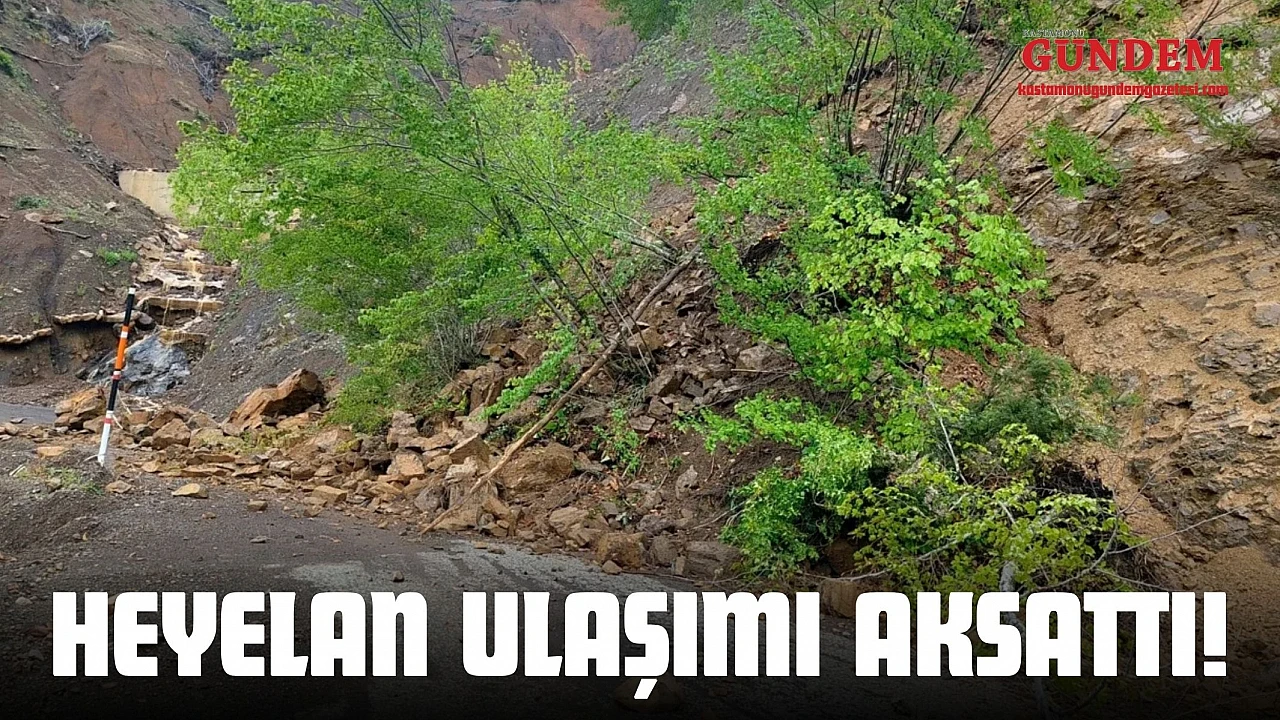 Heyelan Ulaşımı Aksattı: 5 Köyün Yolu Kapandı