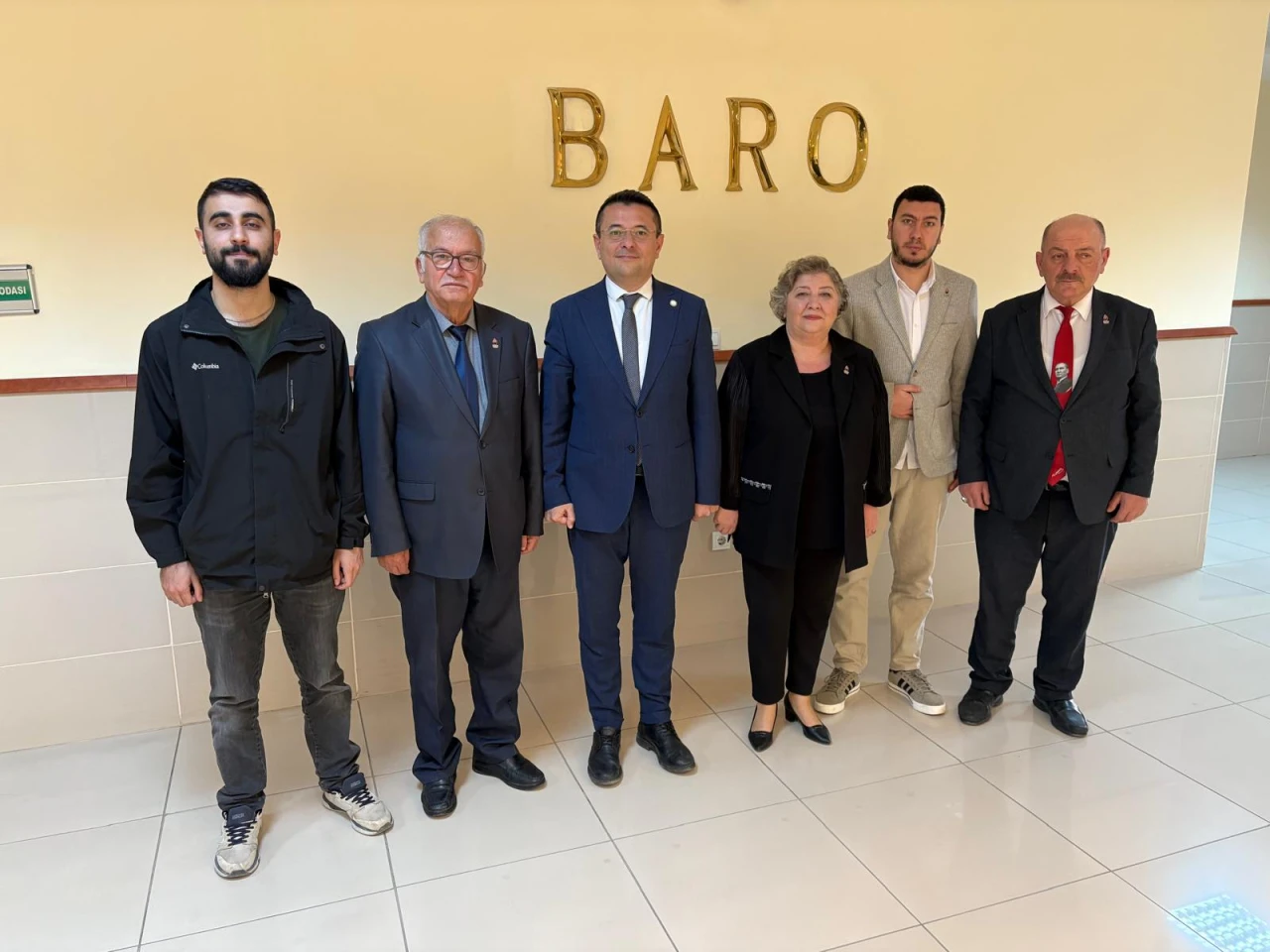 Zafer Partisi'nden, Baro'ya Teşekkür Ziyareti