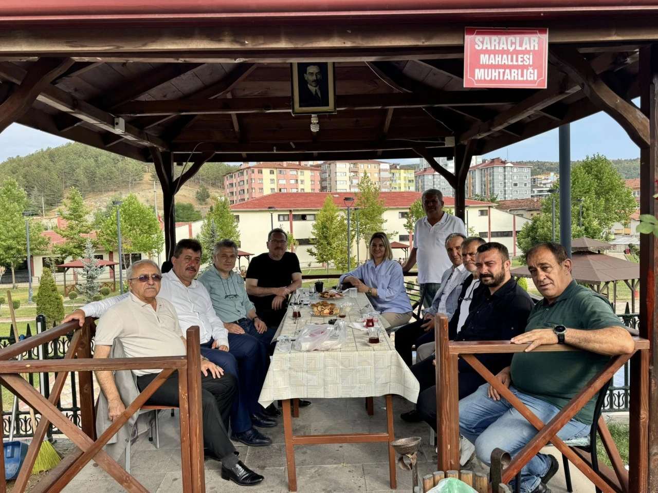 AK Parti İl Başkanı Sevgilioğlu'ndan Muhtar Küçüktarakçı'ya Geçmiş Olsun Ziyareti