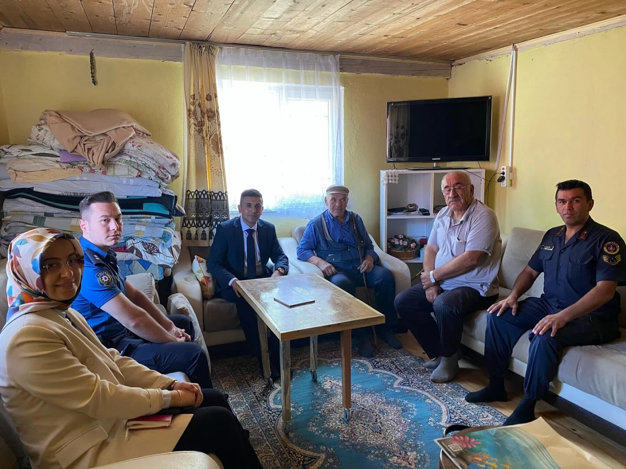 Kaymakam Karaselvi, Gazileri Ziyaret Etti