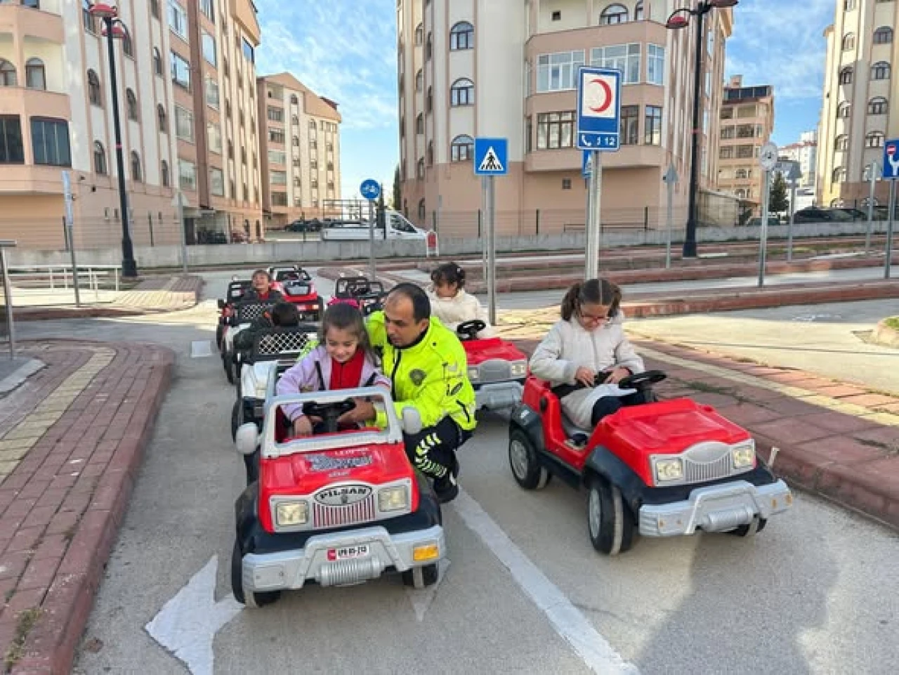 Trafik Eğitim Parkurunda Eğitim Aldılar