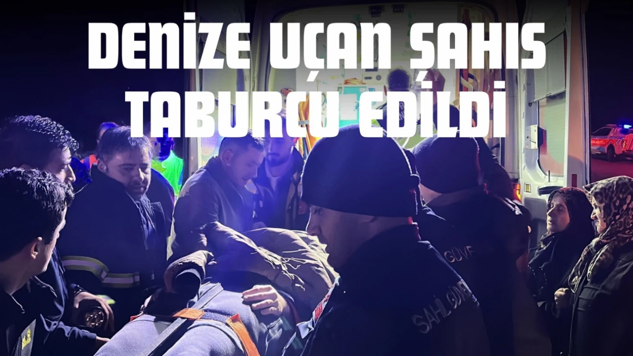 Aracıyla Denize Uçan Şahıs Taburcu Edildi