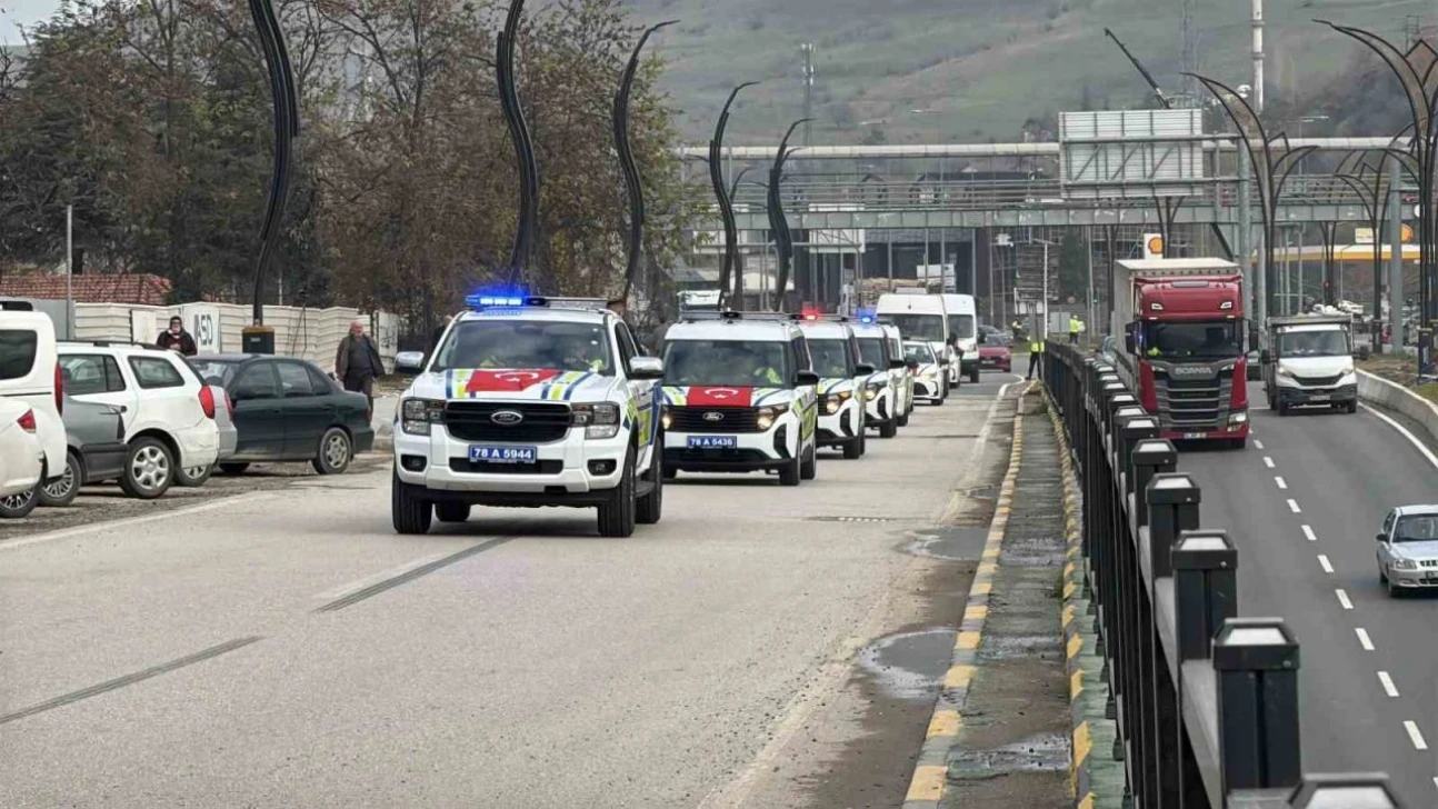 Karabük'te Emniyet Ve Jandarmaya 47 Yeni Araç Tahsisi Yapıldı