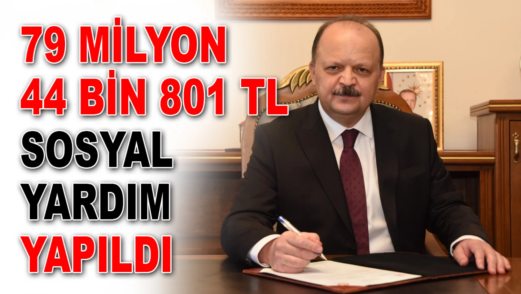 79 Milyon 44 Bin 801 TL Sosyal Yardım Yapıldı