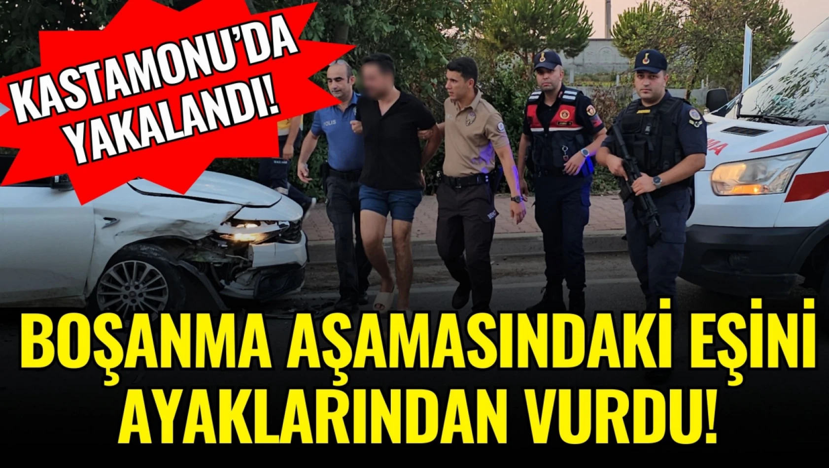 Boşanma Aşamasındaki Eşini Ayaklarından Vurdu!