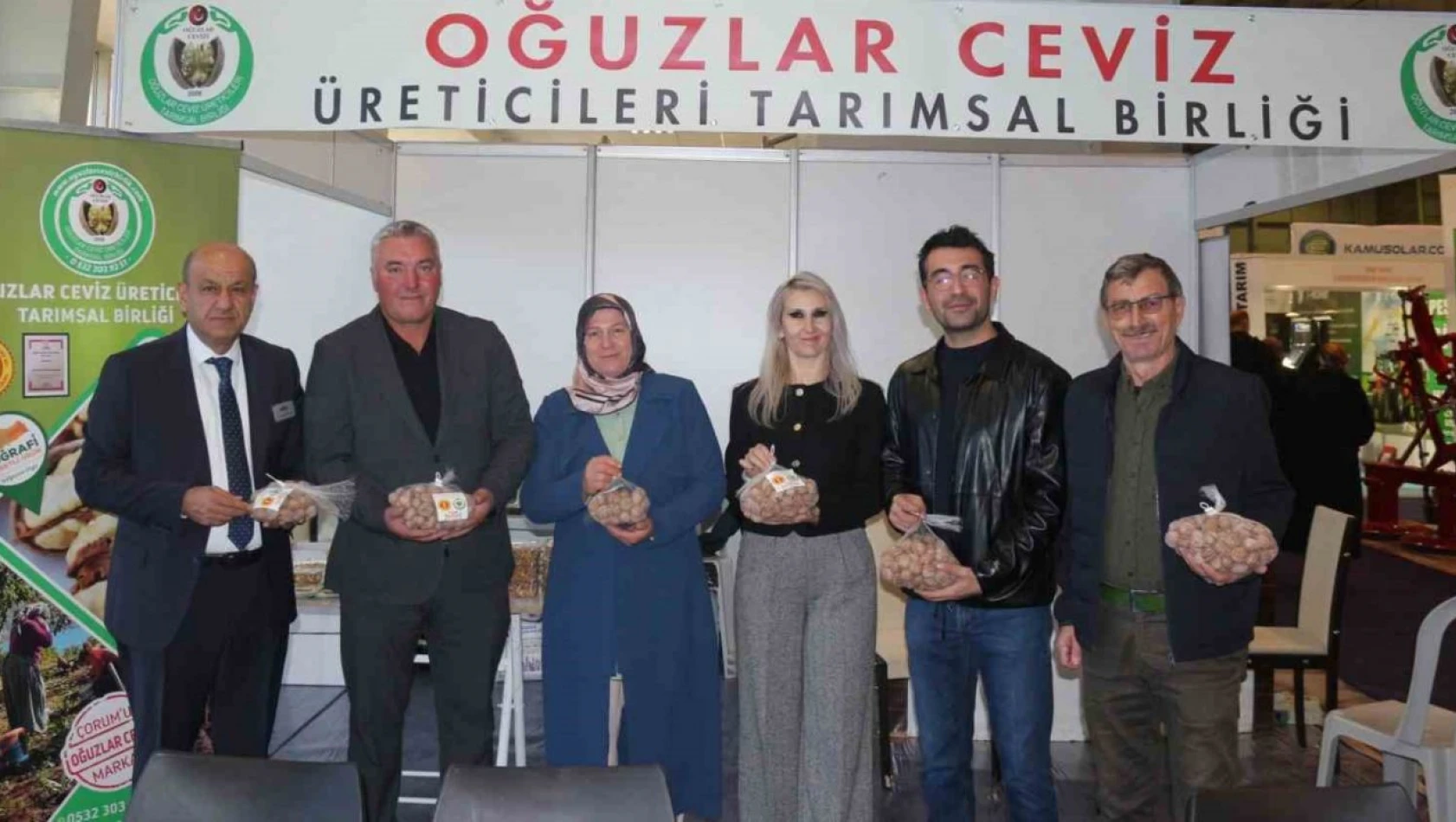 Çorum'da Ceviz Fuarı Yoğun İlgi Gördü