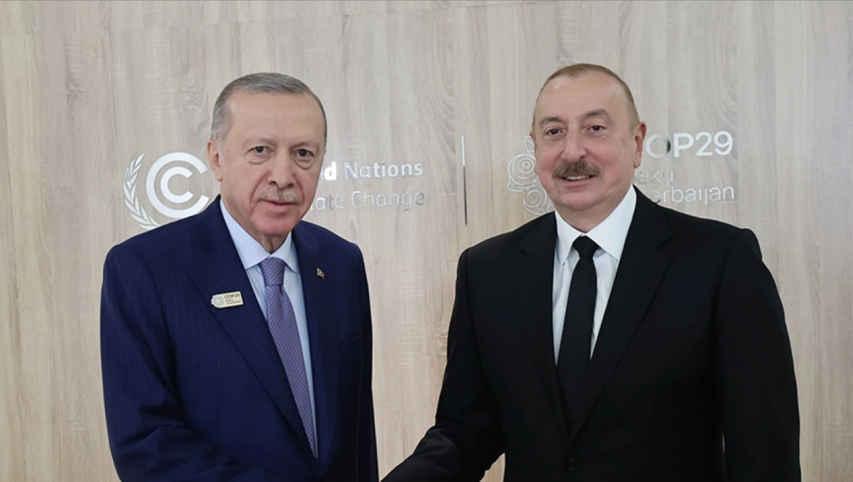 Cumhurbaşkanı Erdoğan, Azerbaycan Cumhurbaşkanı Aliyev İle Görüştü