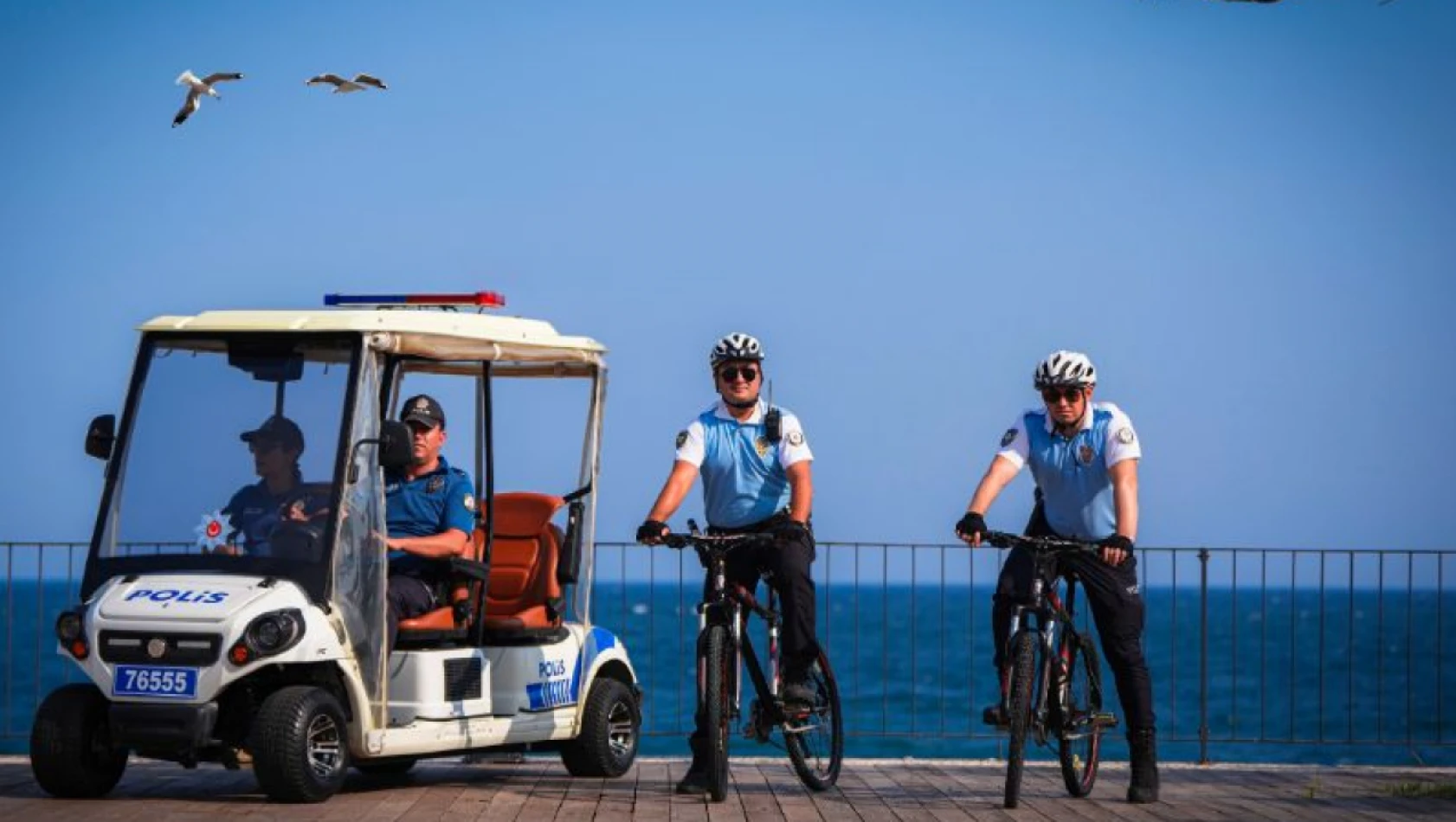 Güvenlik İçin Turizm Polisi Pedal Çeviriyor