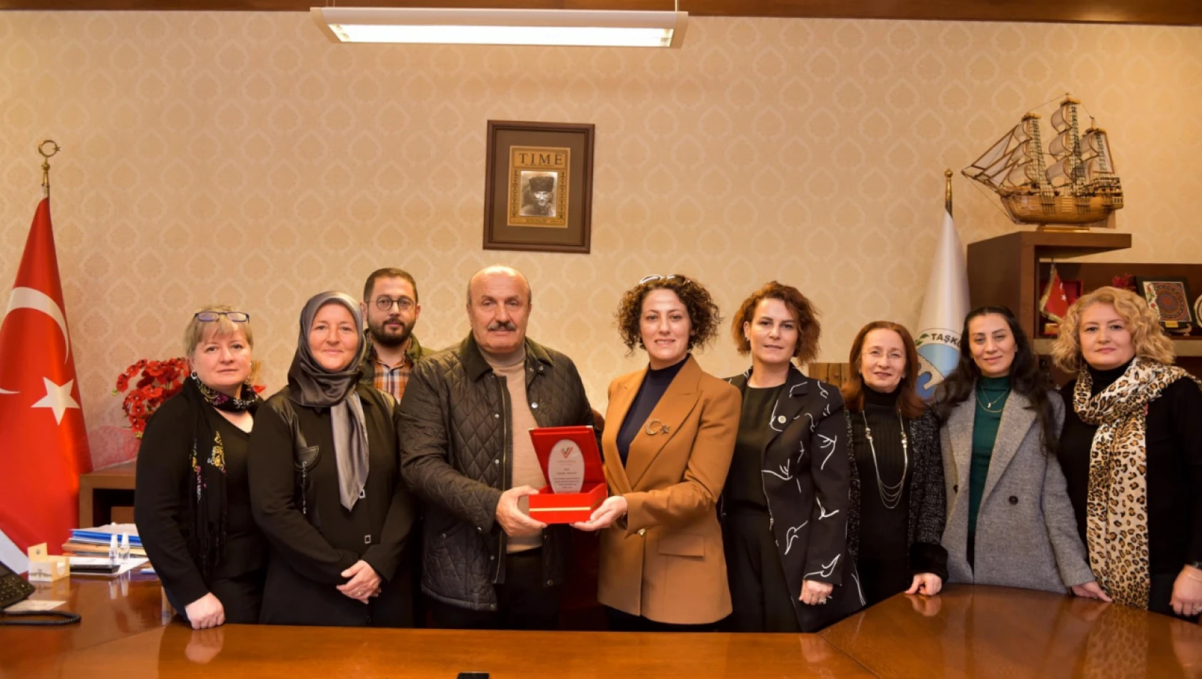 Halime Çavuş Kadın Derneği'nden Başkan Arslan'a Ziyaret