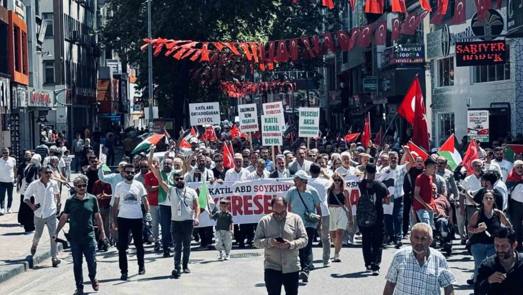 Haniye'nin Öldürülmesi Zonguldak'ta Protesto Edildi