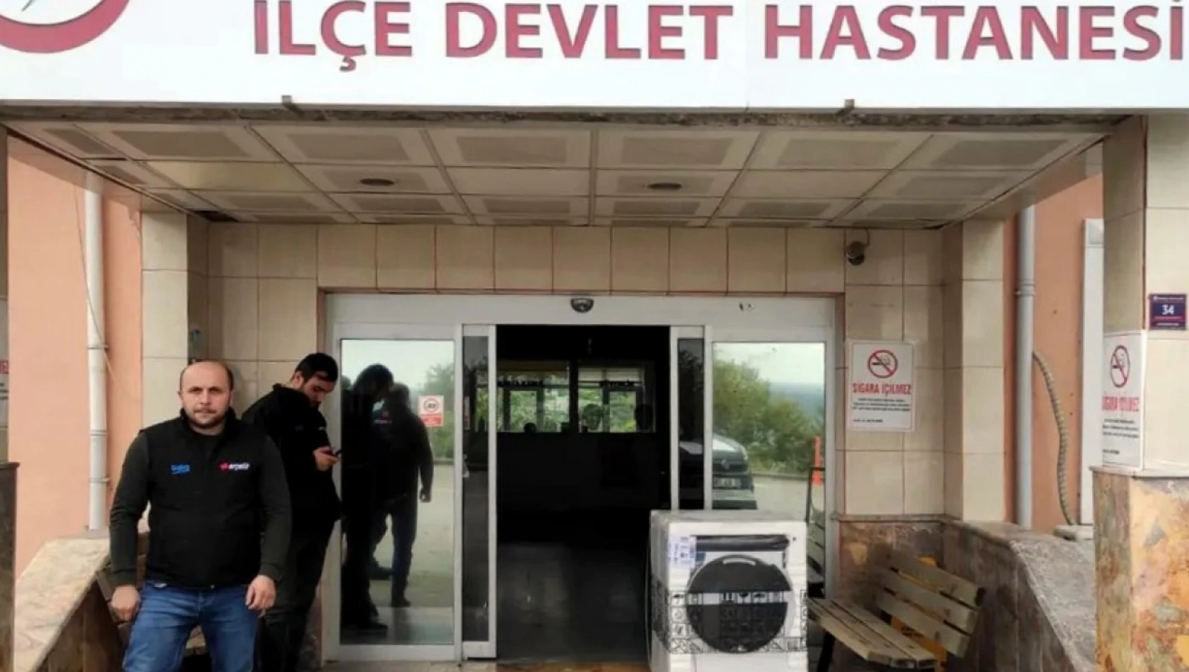 Hastaneye Çamaşır Makinesi Bağışı Yapıldı