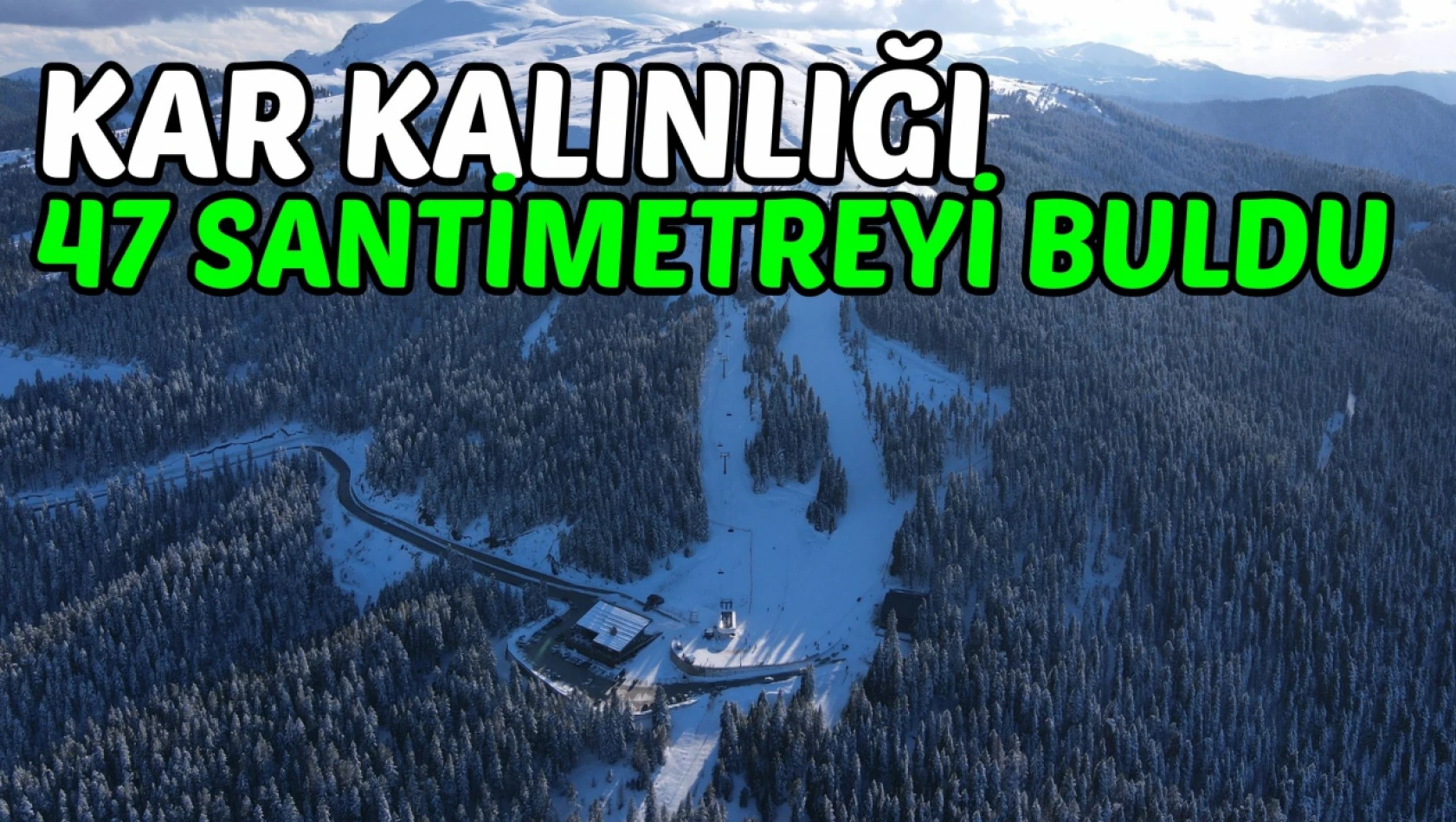 Ilgaz'da Kar Kalınlığı 47 Santimetreye Ulaştı