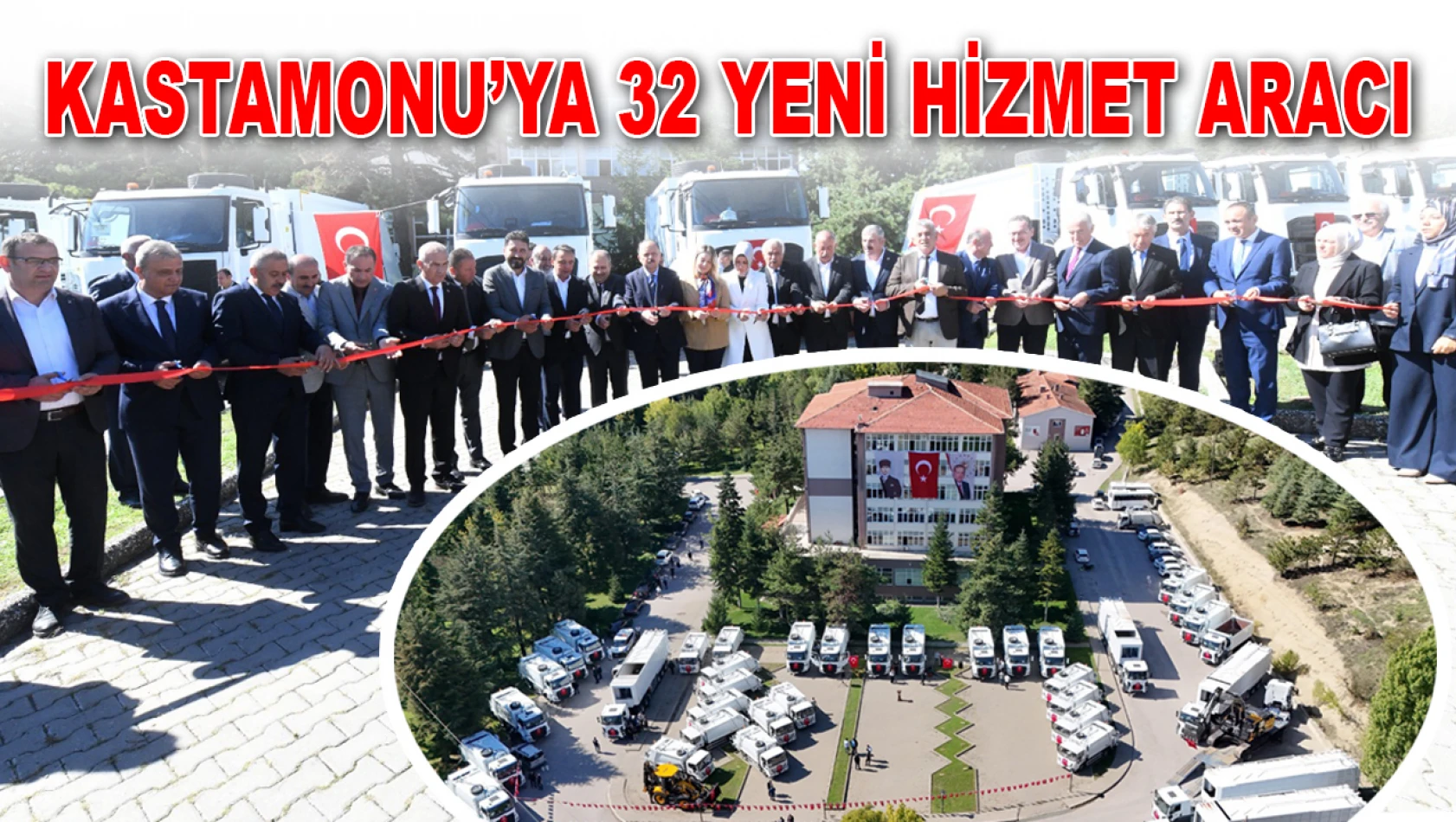 Kastamonu, Yeni Hizmet Araçlarına Kavuştu