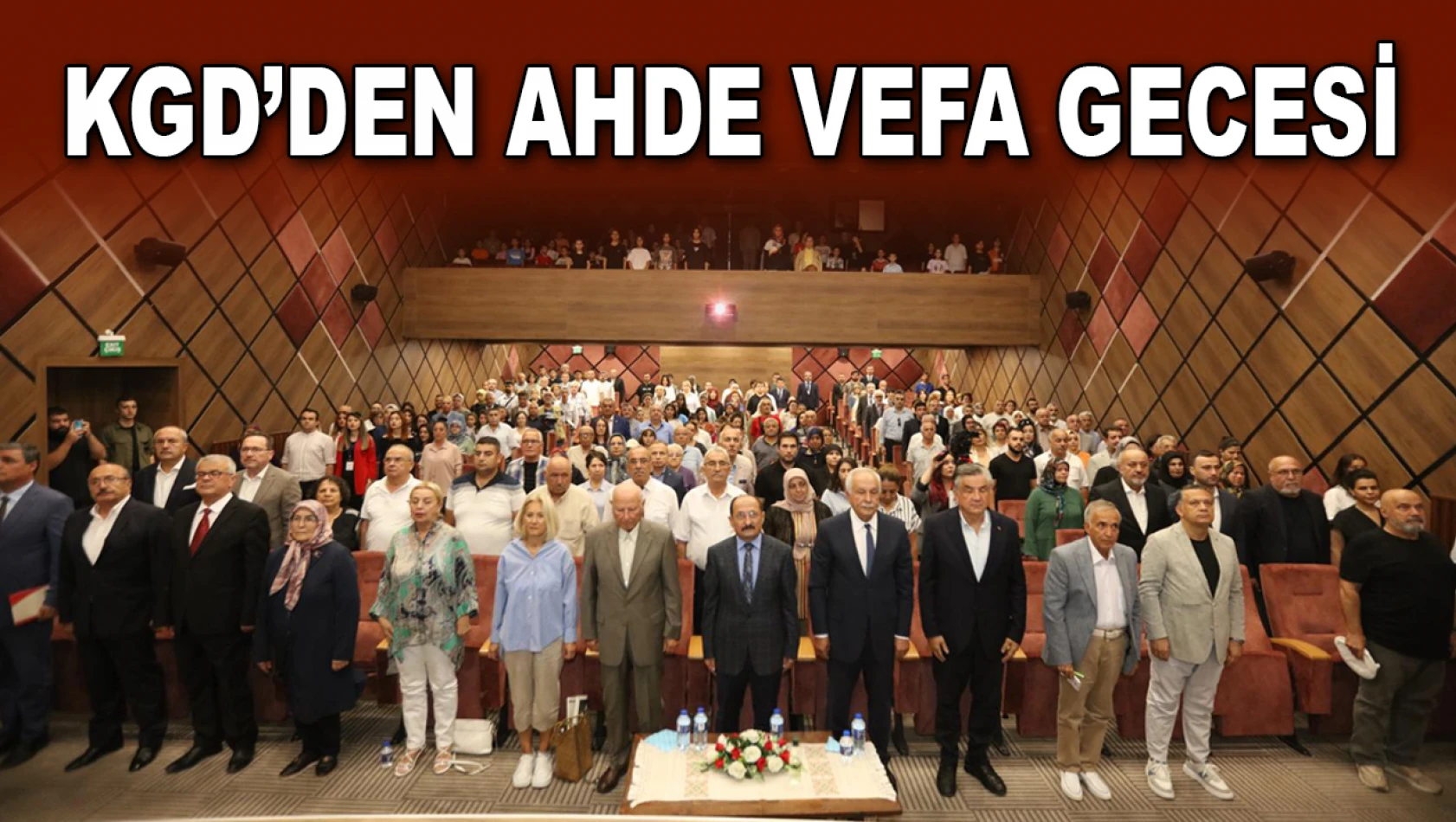 KGD'den Ahde Vefa Gecesi