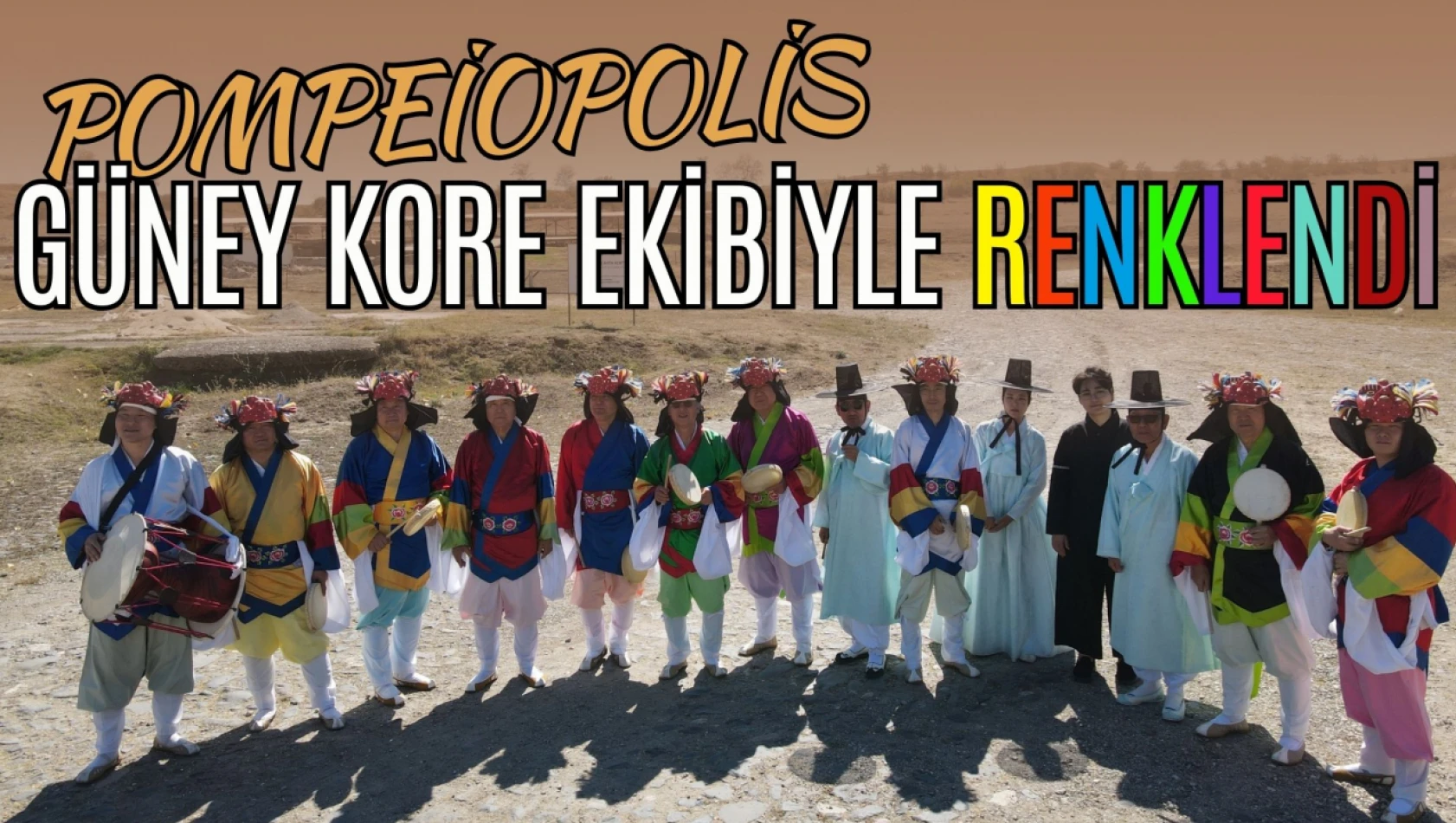 Pompeiopolis, Güney Kore Ekibiyle Renklendi