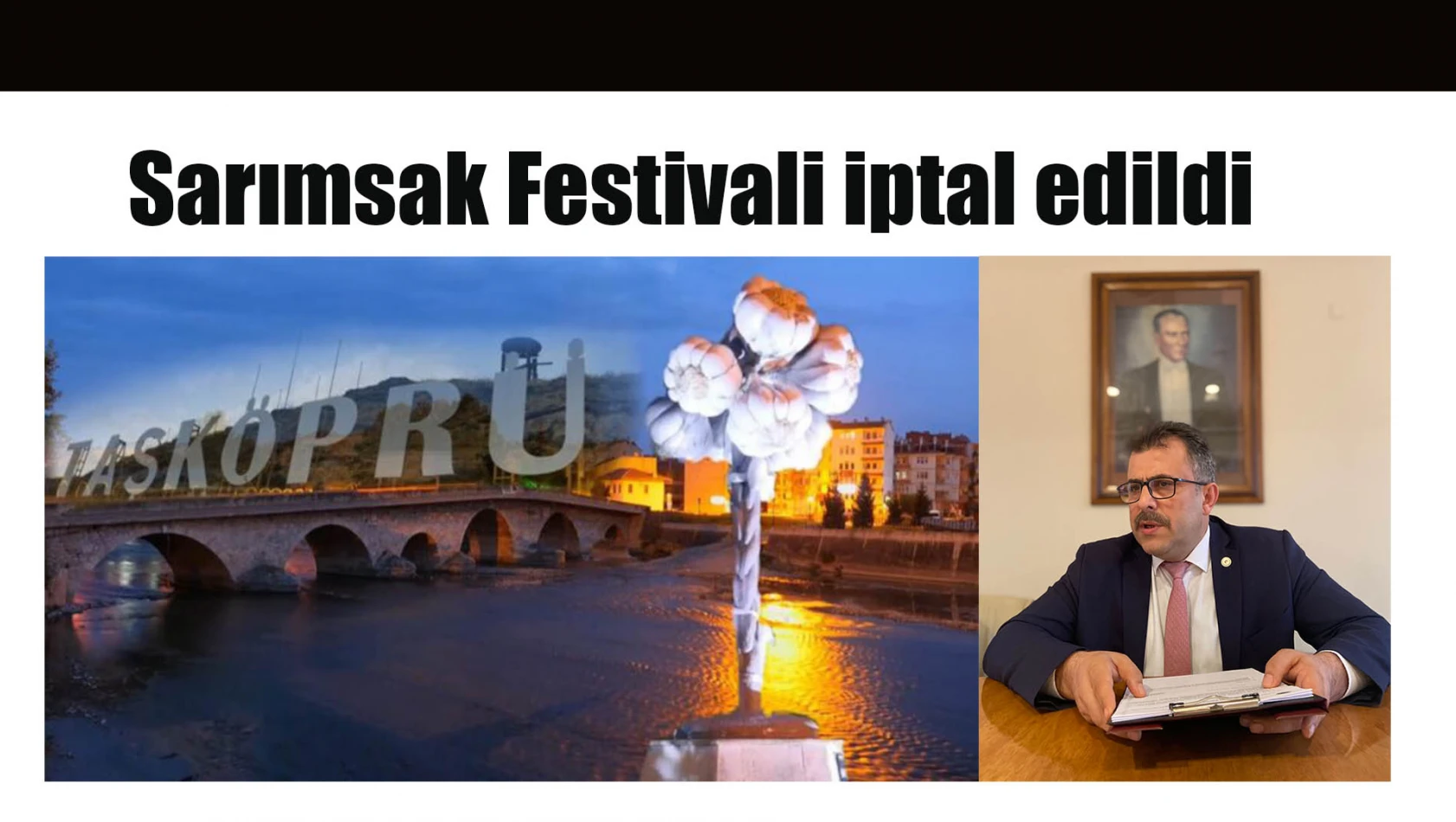 Sarımsak Festivali iptal edildi