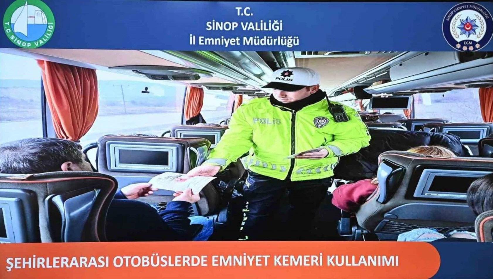 Yolcu Otobüslerinde Emniyet Kemerine Sıkı Denetim