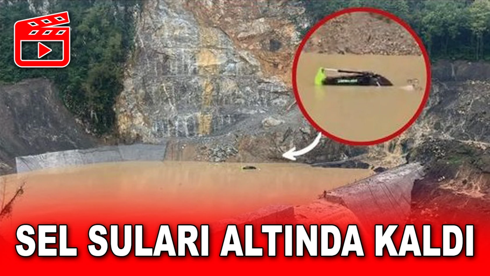 Sel Suları Altında Kaldı