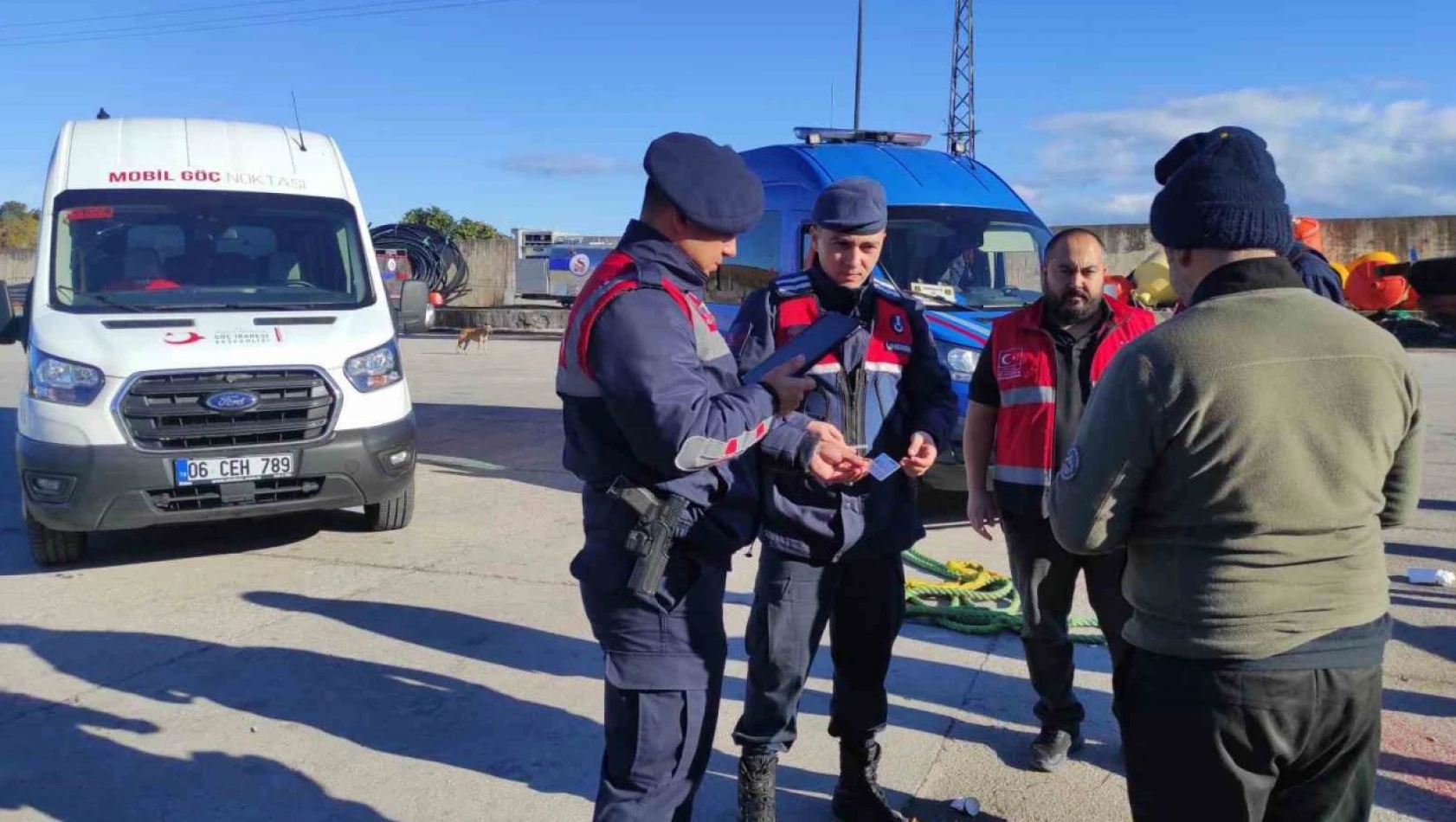 Sinop'ta Düzensiz Göçmen Denetimi