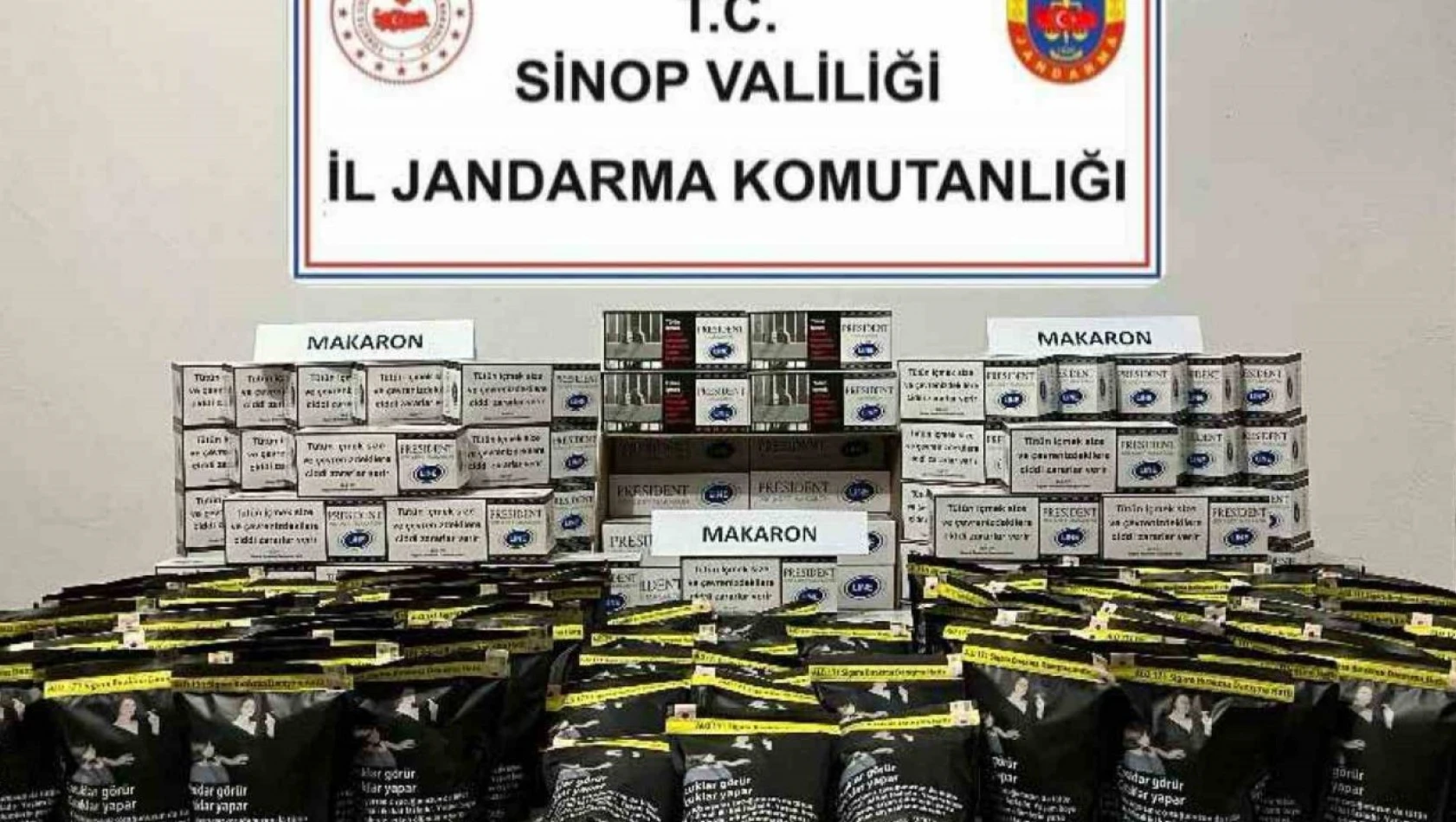 Sinop'ta Kaçak Tütün Operasyonu