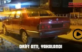 Drift Atan Sürücü Yakalandı