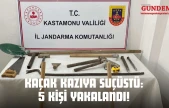 Kaçak Kazıya Suçüstü: 5 Kişi Yakalandı!
