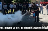 Kastamonu'da Afet Tatbikatı Gerçekleştirildi