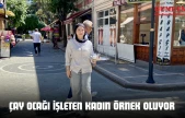Kastamonu'da Çay Ocağı İşleten Kadın Örnek Oluyor