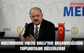 Kastamonu Valisi Dallı'nın Başkanlığında Toplantılar Düzenlendi