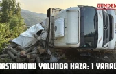 Kastamonu Yolunda Kaza: 1 Yaralı