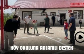 Köy Okuluna Anlamlı Destek