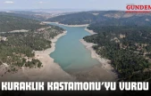 Kuraklık Kastamonu'yu Vurdu: Barajda Sular Çekildi