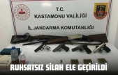 Ruhsatsız Silah Ele Geçirildi