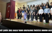 Şehit Şerife Bacı Okulu'ndan Unutulmaz İngilizce Drama Gecesi