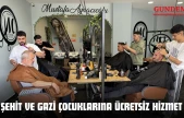 Şehit Ve Gazi Çocuklarına Ücretsiz Hizmet