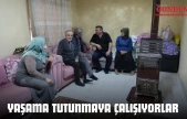 Yangınzede Aile Yaşama Tutunmaya Çalışıyor