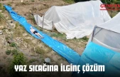Yaz Sıcağına İlginç Çözüm