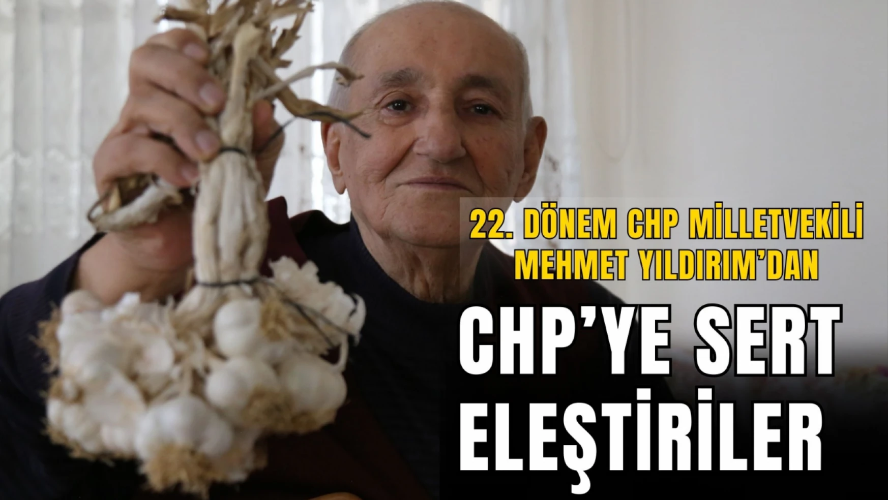 22. Dönem CHP Milletvekili Yıldırım: 'Diyelim Ki Muhalefetin Adayı Kazandı, Belediye İşçisinin Maaşını Ödeyemez'