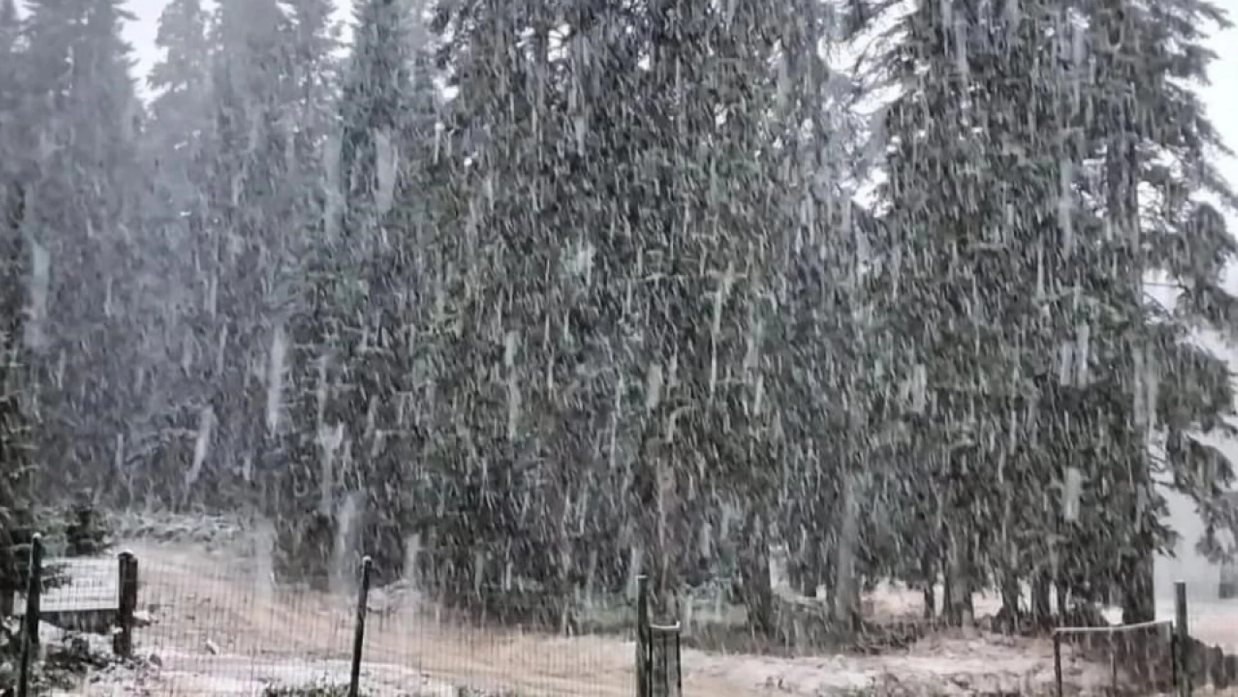 Bartın ve Zonguldak'ta Mevsimin İlk Kar Yağışı Başladı
