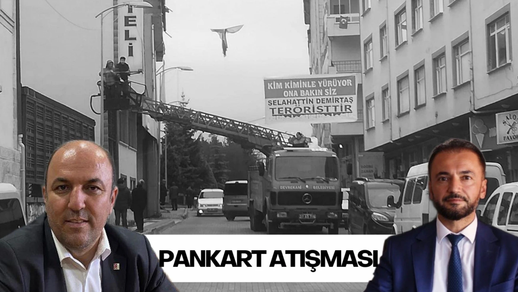 CHP ve AK Parti arasında pankart atışması